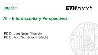 Artificial Intelligence: Interdisciplinary Perspectives (10/19/2021)