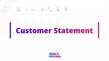 Customer Statement