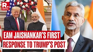 PM Modi Attaches Enormous Importance Of Ties With US: EAM Jaishankar First Response TO Trump's Post