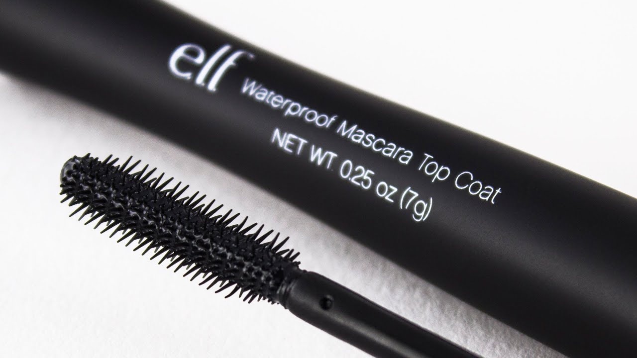 NEW e.l.f. Studio Waterproof Mascara Top Coat YouTube