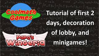 Coolmath Games - Papa's Wingeria Full Gameplay Walkthrough!
