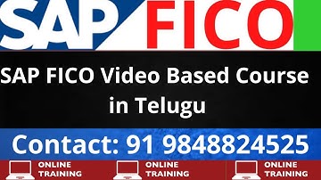 SAP FICO Training in Telugu Complete SAP FICO Video Based Course | Define Field Status Variant OBC4