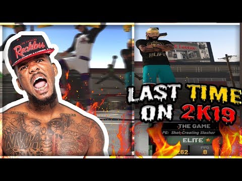 RAPPER THE GAME PULLED UP ON ME WITH THE MOST TOXIC LINE UP EVER IN MY LAST GAME ON NBA 2K19