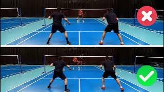Doubles Defensive Positioning In Badminton || Dos And Don'ts ||
