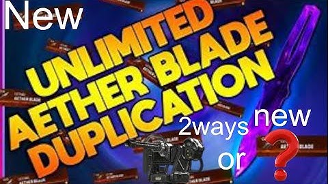 New fast way to duplicate Aether blade not the turret MW3 Zombies.