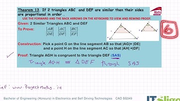 Theorem 13 Leaving Cert Higher Level Maths