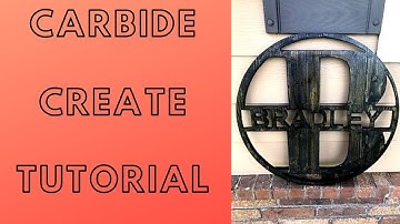 Carbide Create Tutorial: Monogram Sign