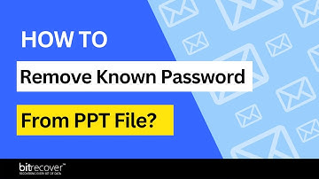 Unlock PowerPoint presentation| PowerPoint password remover