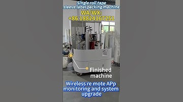 All Kinds Of Adhesive Tape Automatic Sleeve Label Shrink POF POC PE Film Packing Machine