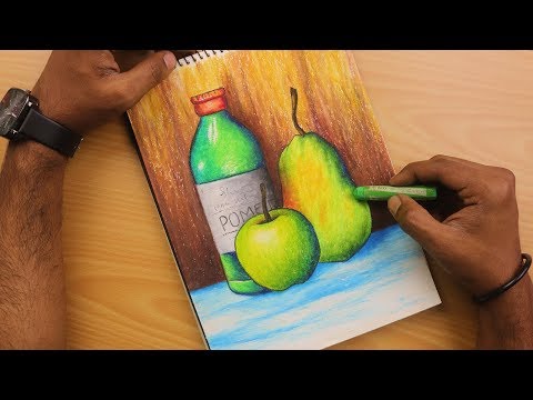 How to Draw a Still Life with Pastel colour  Drawing Video  Learn To Draw