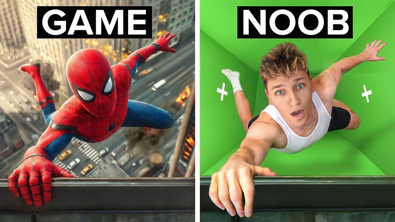 I Tried EXTREME Video Game Stunts in Real Life!