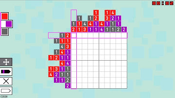 Pic-a-Pix Color 2🧩:  Level 28