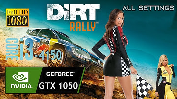 Dirt Rally - GEFORCE GTX 1050 & INTEL CORE i3 4150 & 8GB RAM Gameplay Fps Test