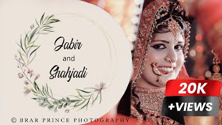 Jabir  & Shahjadi ||  Muslim Wedding Highlights || Haryana || Brar Prince