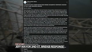 Jeffersonville mayor offers 3 changes for plan to reduce lanes on 2nd Street Bridge