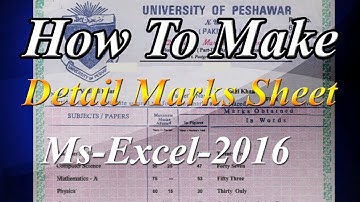 Excel 2016 tutorial:how to create DMC in Microsoft excel