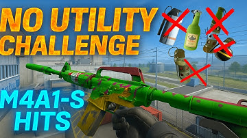 No Utility Challenge | M4A1-S Highlights — Counter-Strike 2