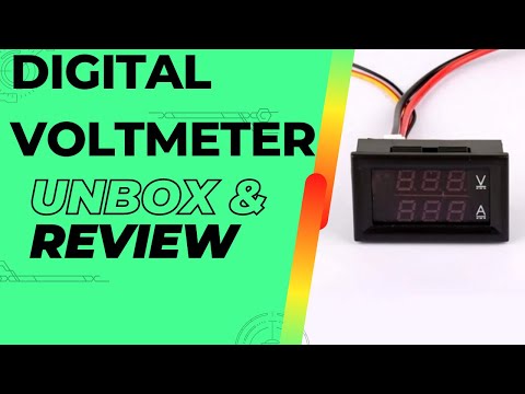 Digital Voltmeter || Unboxing And Testing Digital Voltmeter ||Digital Voltmeter Connection