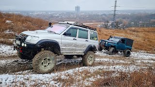 #OFFROAD после теплой недели приехали много разных ВНЕДОРОЖНИКОВ