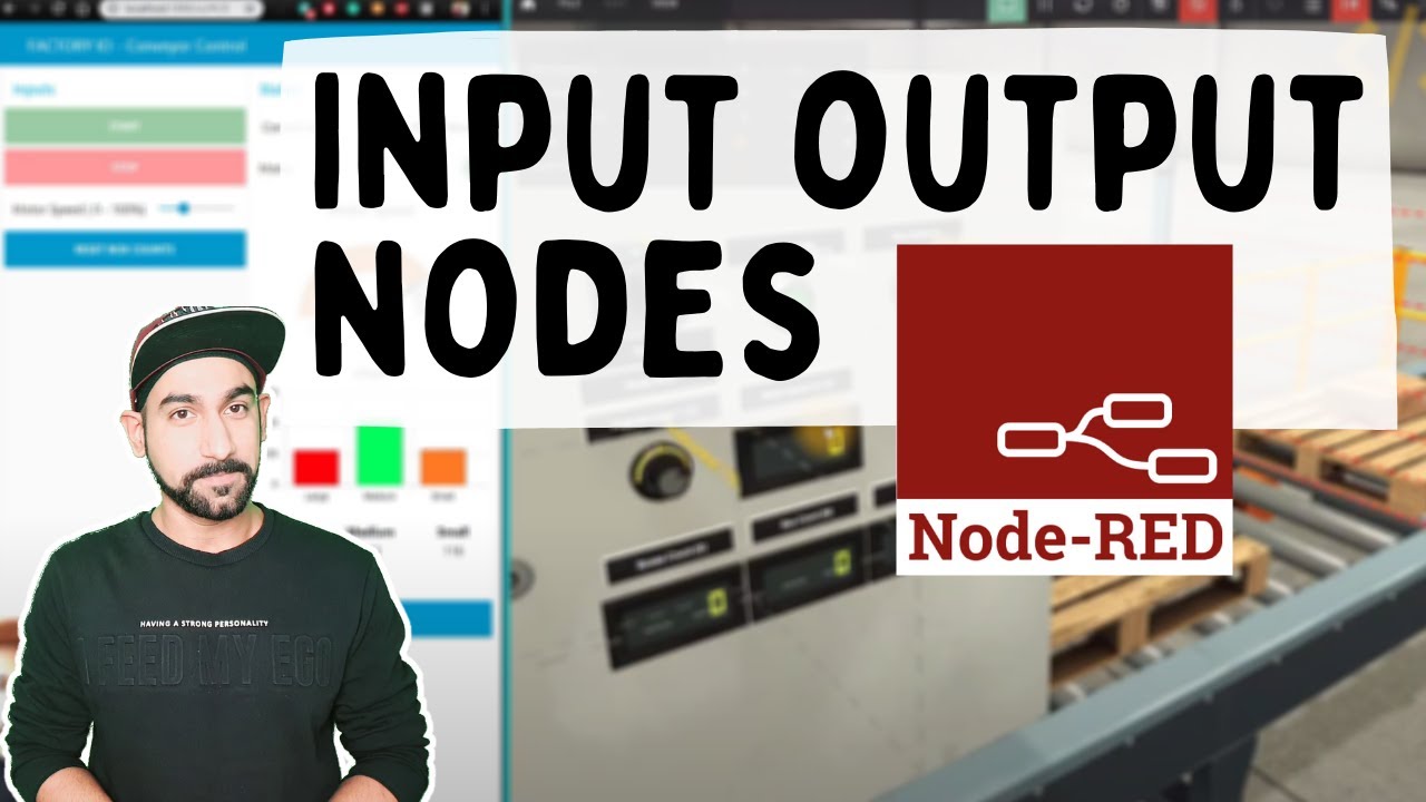 input button  Update  Node-RED Lesson 22- Understanding input button and output text