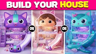 WOULD YOU RATHER ~ Build Your Dream GABBY'S DOLLHOUSE House ~ Guess the Voice Quiz| Gabby, DJ Catnip screenshot 4