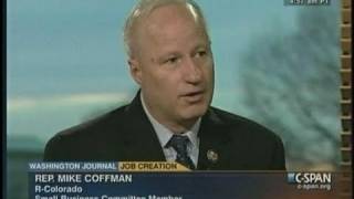 Rep. Coffman Talks Job Creation & Federal Spending on C-SPAN