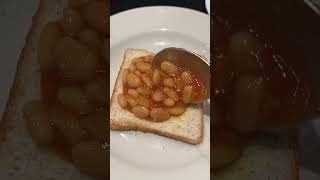 Trying beans on toast