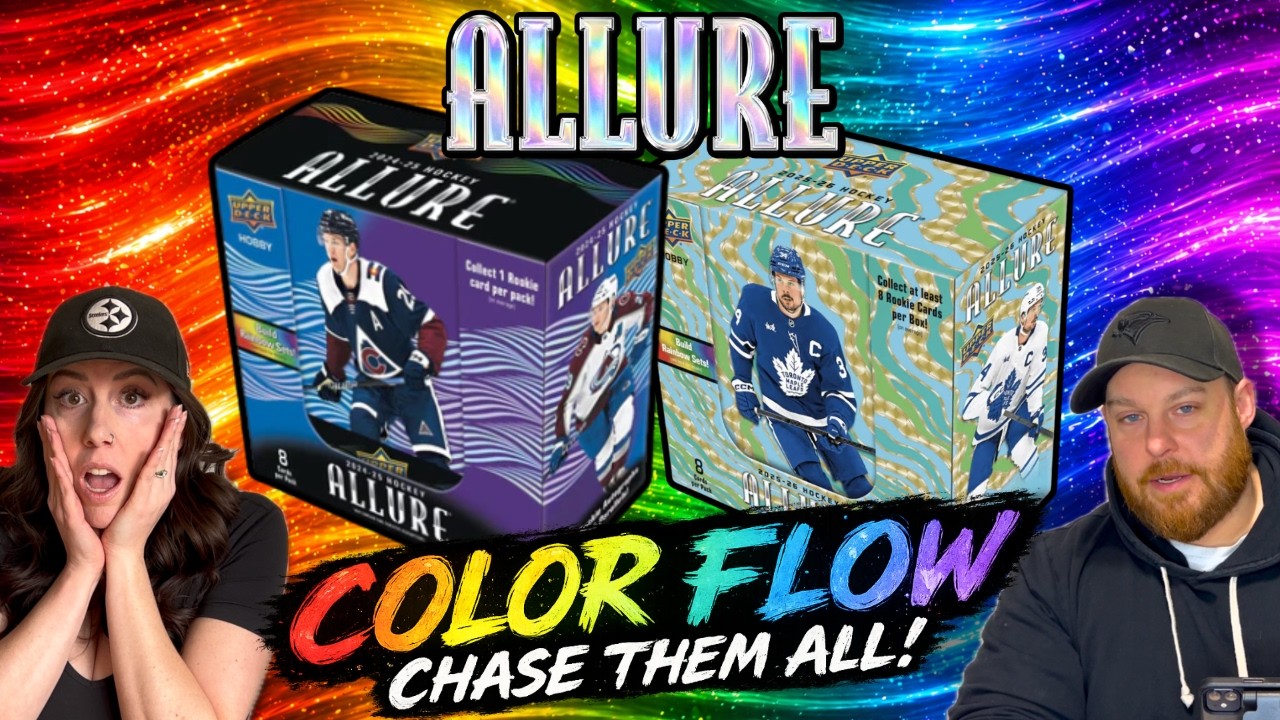 The COLOR FLOW Chase Is REAL 🌈 (2 Allure Hobby Boxes Opened!)