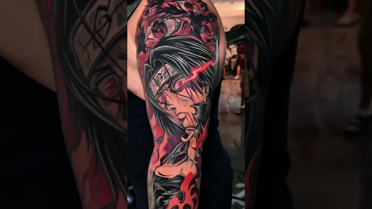 Itachi Uchiha Tattoo by DaveVeroInk by DaveVeroInk on DeviantArt