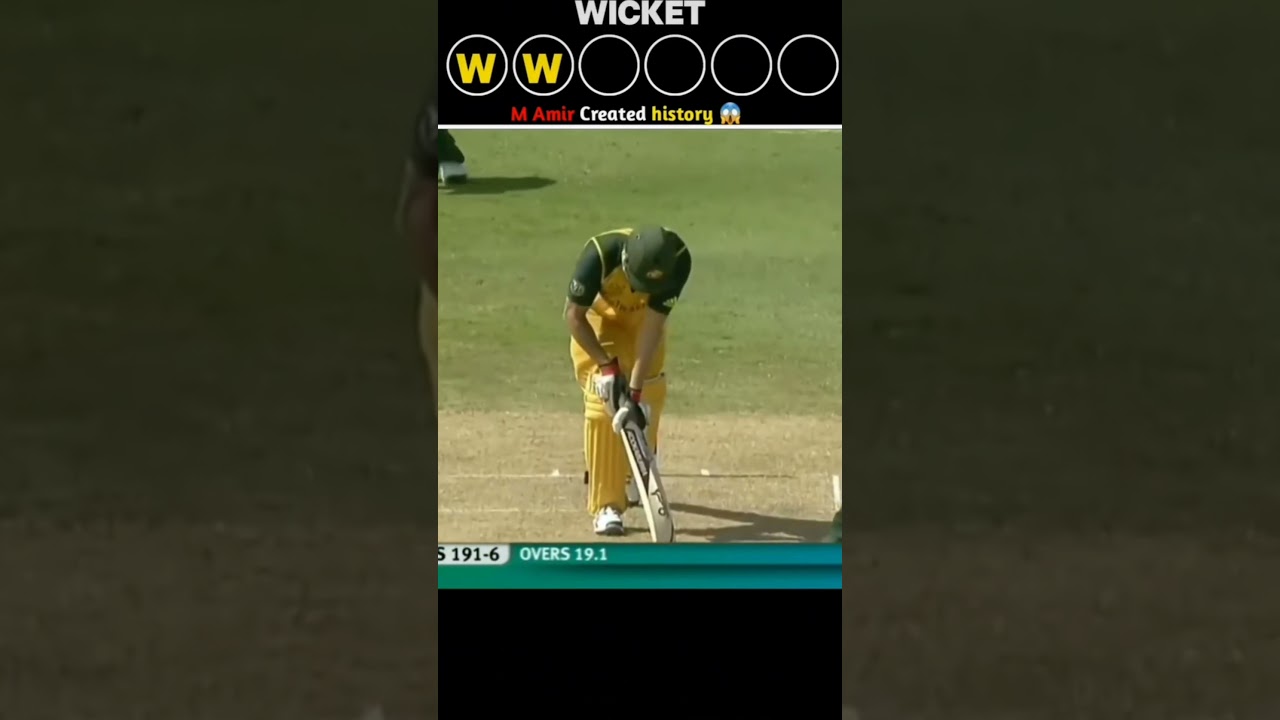 M amir best moment in cricket history 