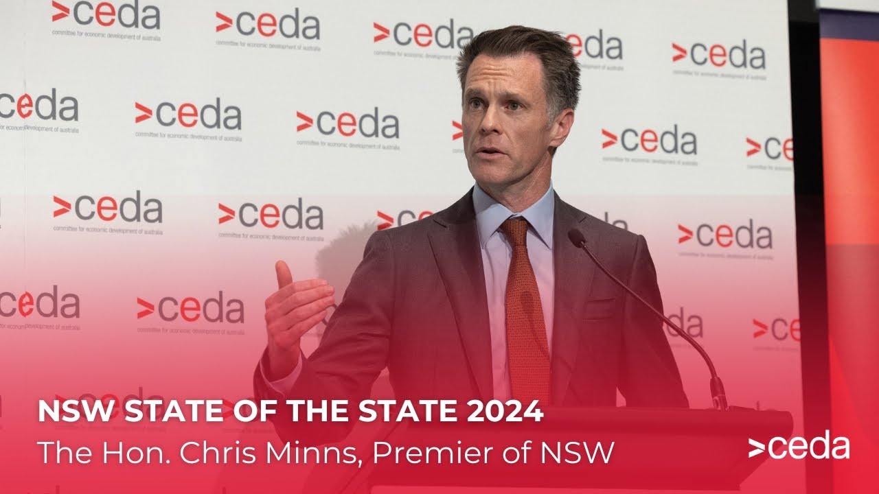 NSW State of the State 2024 - the Hon. Chris Minns, Premier of NSW ...