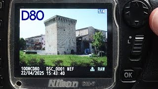 Nikon D80 Menu and My Favorite Settings ITA