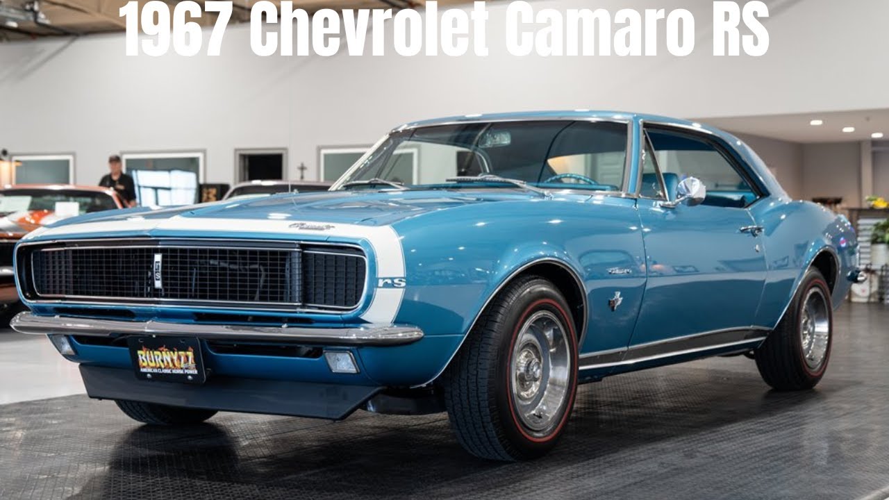1967 Chevrolet Camaro RS walk-around and driving 4k. For sale here at Burnyzz!