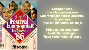 Yopie Latul - Ayun Langkahmu / Festival Lagu Populer 1986 (Lirik)