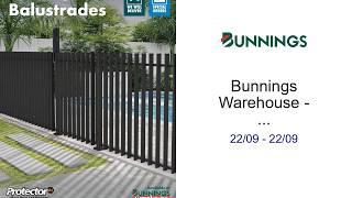 Bunnings Warehouse - Protectoral Aluminium and Glass Fencing Brochure 22/09 - 22/09