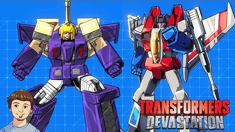 Transformers Devastation - Challenge Mode 09 - Starscream & Blitzwing Boss Fights!
