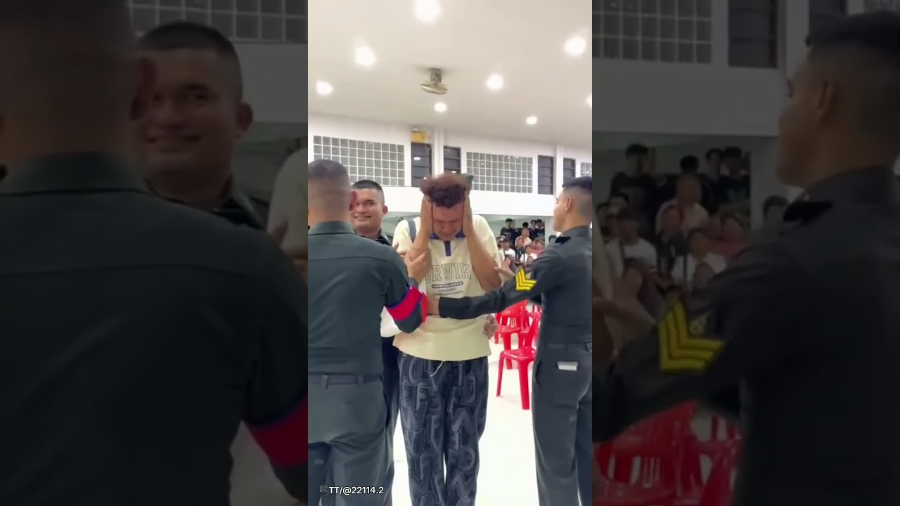 Thai man reacts to result of military lottery