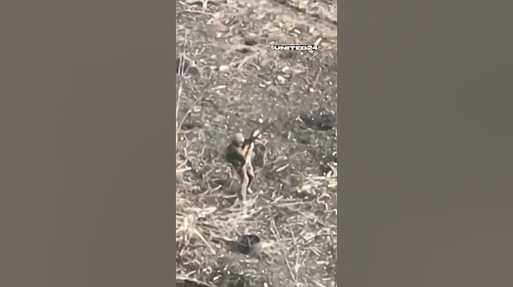 Russian Fail. 🇷🇺 Soldier Tried to Shoot Down Ukrainian FPV Drone. No success #warinukraine #shorts