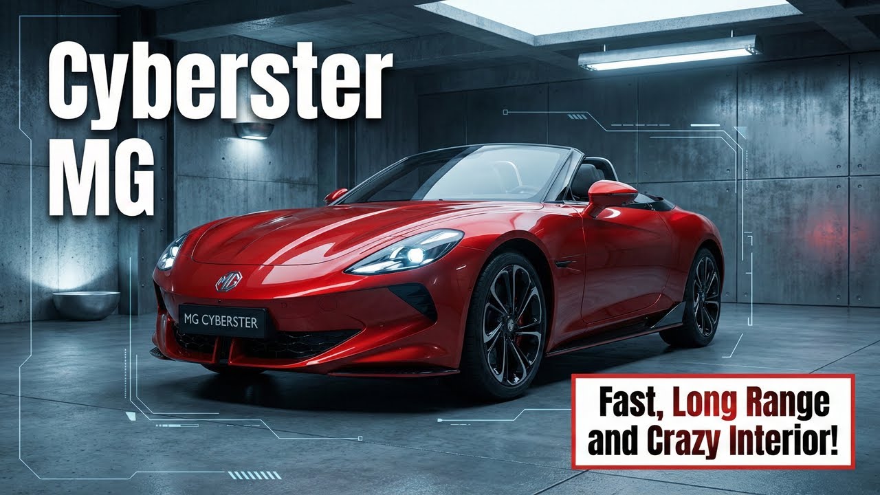 The 2026 MG Cyberster Brings a WIDE Fighter Jet Interior! [Full Specs] [4K]