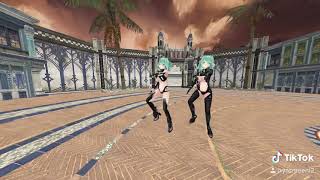 Dancing  girl. Mmd.  Twins screenshot 5