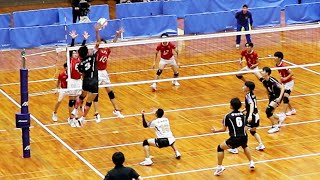 【春高大阪2025】代表決定戦 常翔学園 vs 大産大附属 第3セット＜男子バレーボール＞