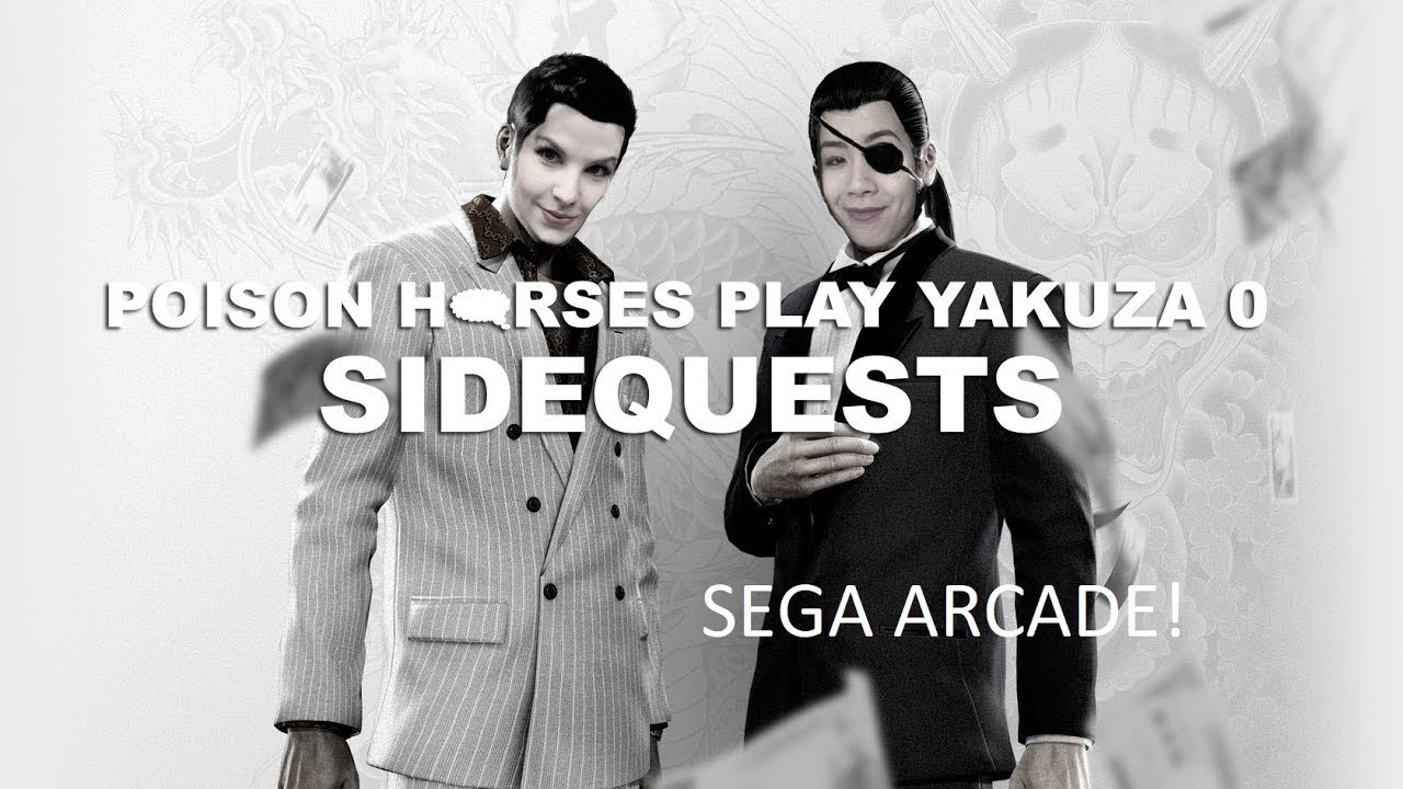 Poison Horses Play Yakuza 0 SEGA ARCADE! YouTube
