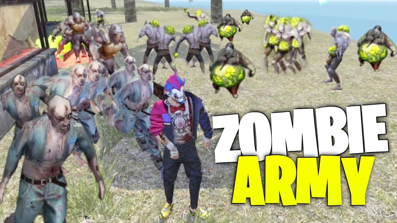 ZOMBIE MODE IN FREE FIRE ||DON'T KILL ZOMBIE CHALLENGE