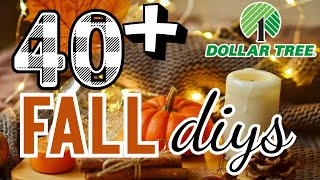 40+ COZY FALL Dollar Tree DIY Crafts You’ll Want To Make This Year!