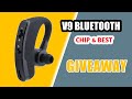 V9 Bluetooth Earphone Quick Review Unboxing Best &amp; Cheap || GIVEAWAY Raj Kathariya