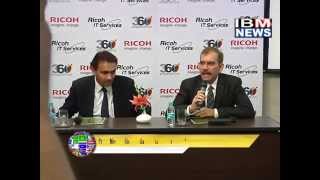 Ibm Newspress Meet Of Ricoh India Postsan Aggressive 45% Revenue From It Services.