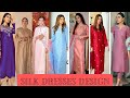 Silk dresses ideas for girls  katan silk  raw silk dresses design 2023 partyformal wear