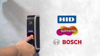 Integration of HID Smart Card, Suprema BioEntry & Bosch BIS, for One-to-One (1:1) Verification