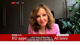 Clifford Chance Partner Dessislava Savova speaks to BBC News on the EU AI Act