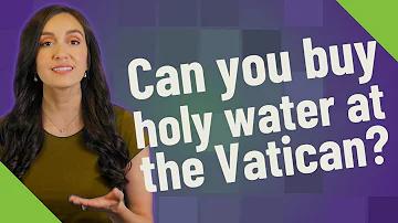 Can you purchase holy water?